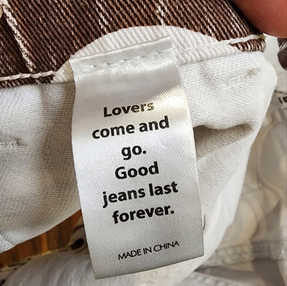 PACSUN Mocha Women's Swirl Elastic Waisted Carpenter Short size S - Picture 5 of 9